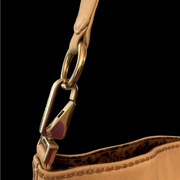 Plinio Visona tan pebbled leather shoulderbag excellent condition - Picture 4 of 5